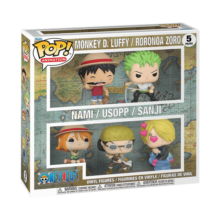 Monkey D. Luffy / Roronoa Zoro Nami / Usopp / Sanji #5 PC/PZ Funko Pop from One Piece