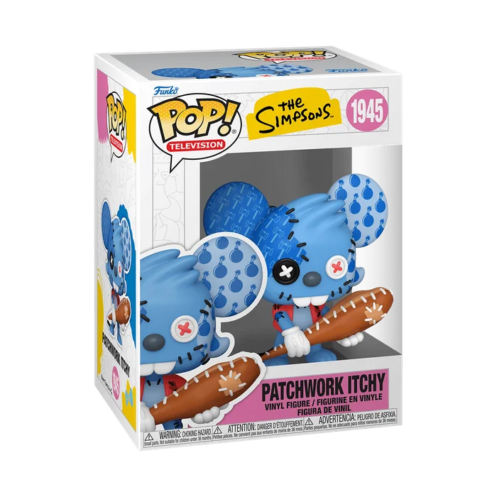 Patchwork Itchy #1945 Funko Pop from The Simpsons