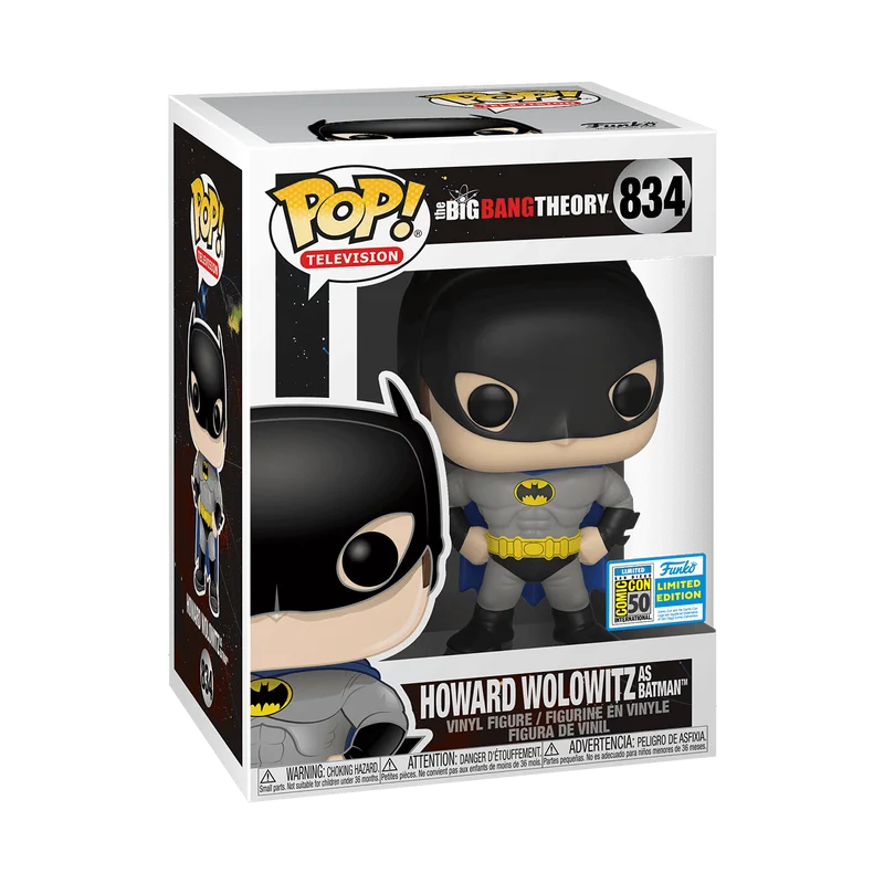 Howard Wolowitz as Batman #834 Funko Pop from Big Bang Theory