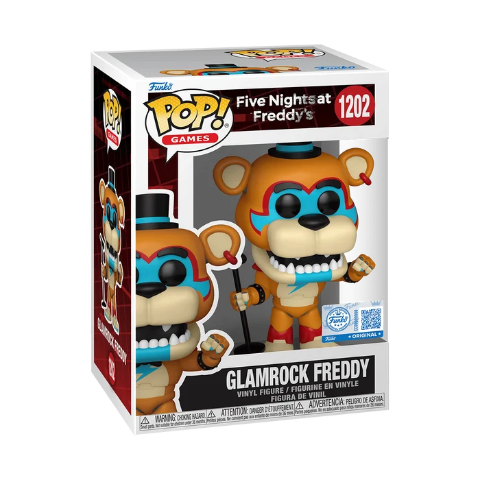 Glamrock Freddy #1202 Funko Pop from Five Nights at Freddy's