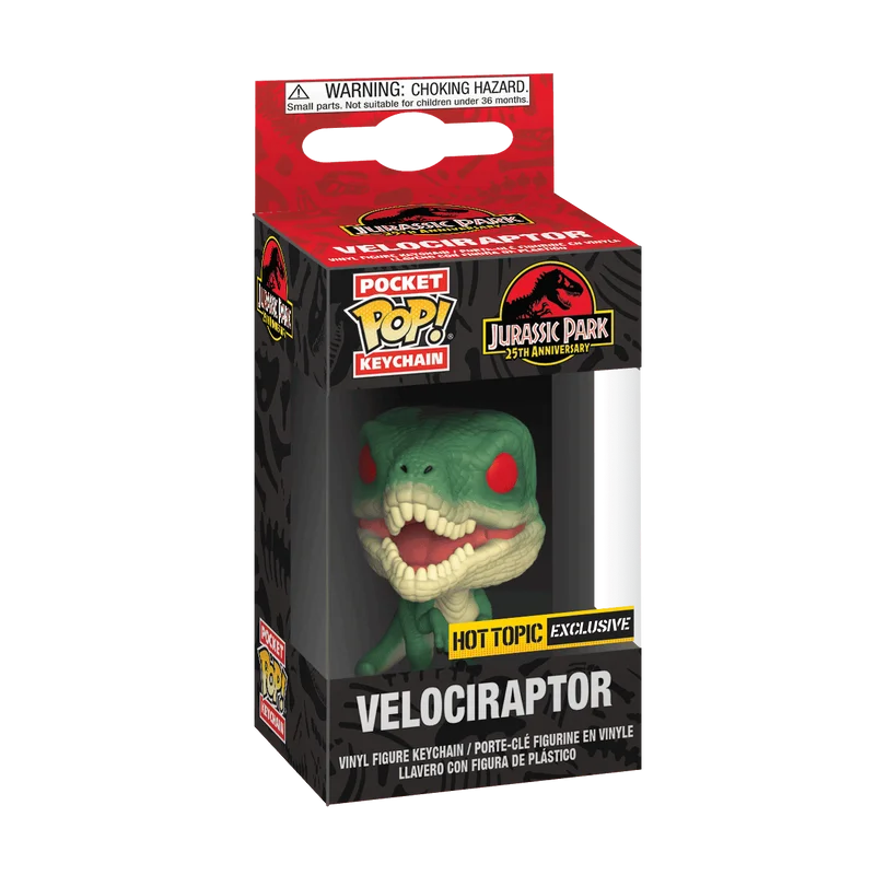 Velociraptor Funko Pop from Jurassic Park 25th Anniversary