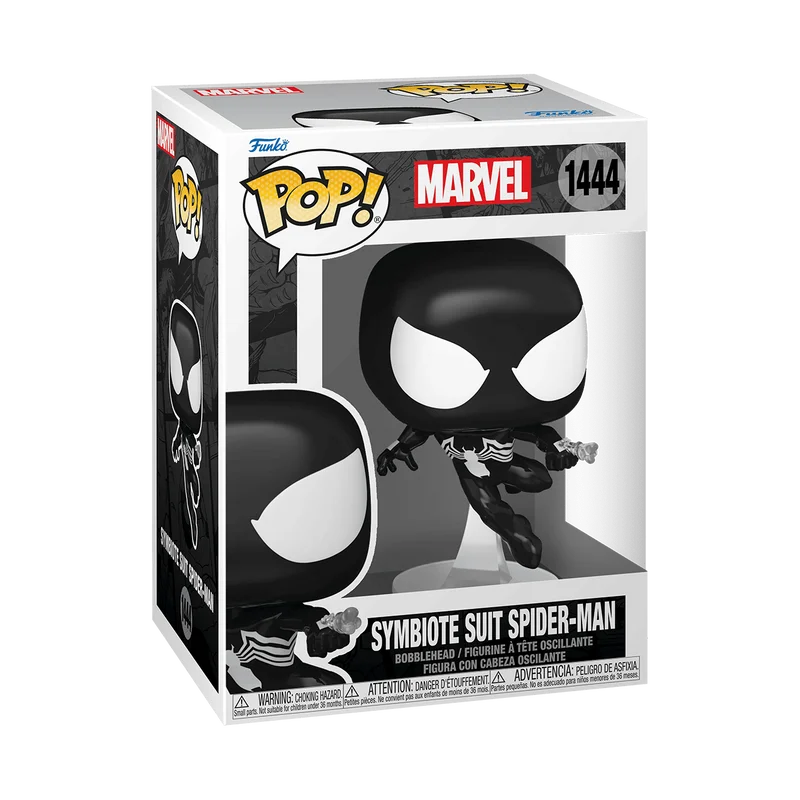 Symbiote Suit Spider-Man #1444 Funko Pop from Marvel