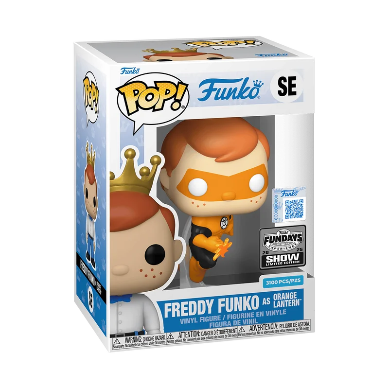 Freddy Funko as Orange Lantern #SE Funko Pop from Funko