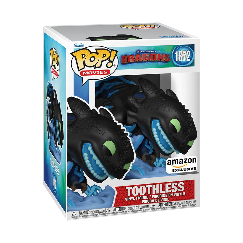 Toothless #1872 Funko Pop from How to Train Your Dragon