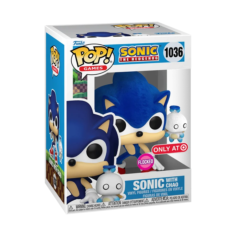 Sonic with Chao #1036 Funko Pop from Sonic The Hedgehog
