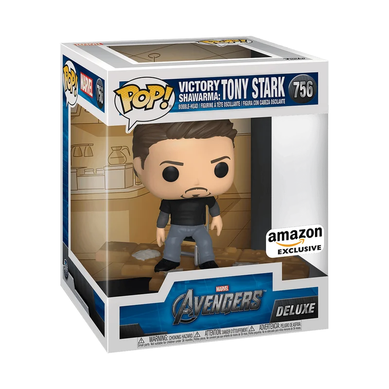 Victory Shawarma: Tony Stark #756 Funko Pop from Marvel Avengers