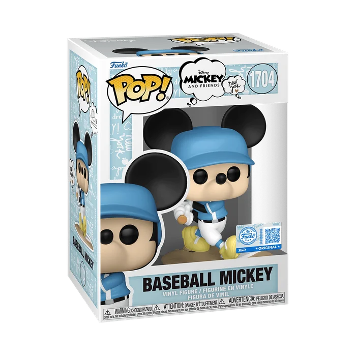 Baseball Mickey #1704 Funko Pop from Mickey and Friends