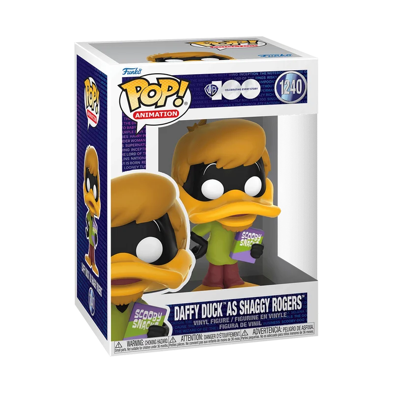Daffy Duck as Shaggy Rogers #1240 Funko Pop from Warner Brothers Animation