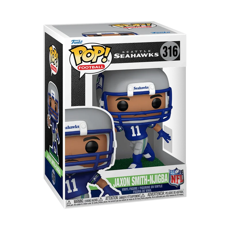 Jaxon Smith-Njigba #316 Funko Pop from Seattle Seahawks