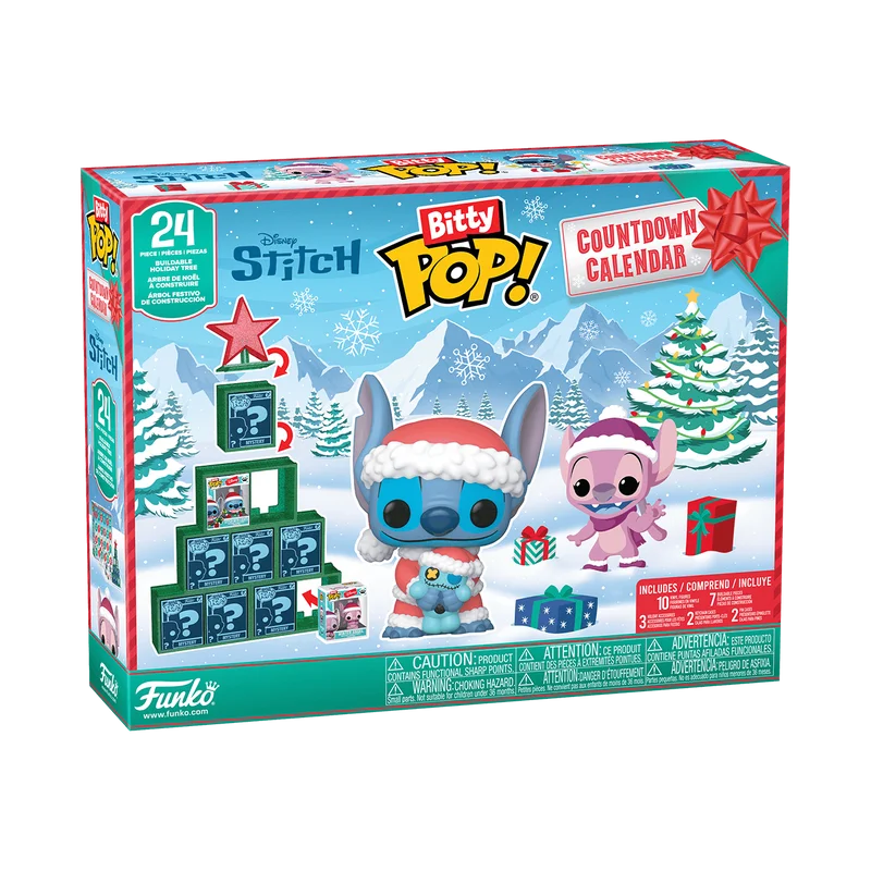 Stitch Holiday Advent Calendar Funko Pop from Lilo & Stitch