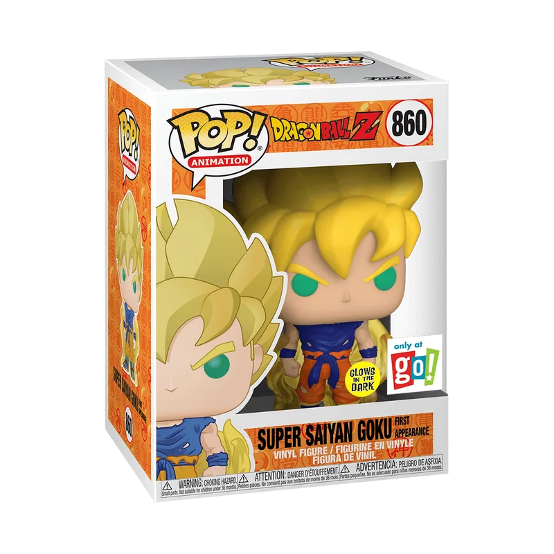 Super Saiyan Goku (First Appearance) #860 Funko Pop from Dragon Ball Z