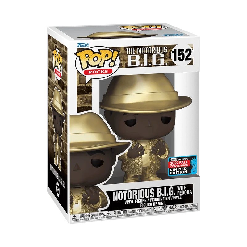 Notorious B.I.G. with Fedora #152 Funko Pop from Notorious B.I.G