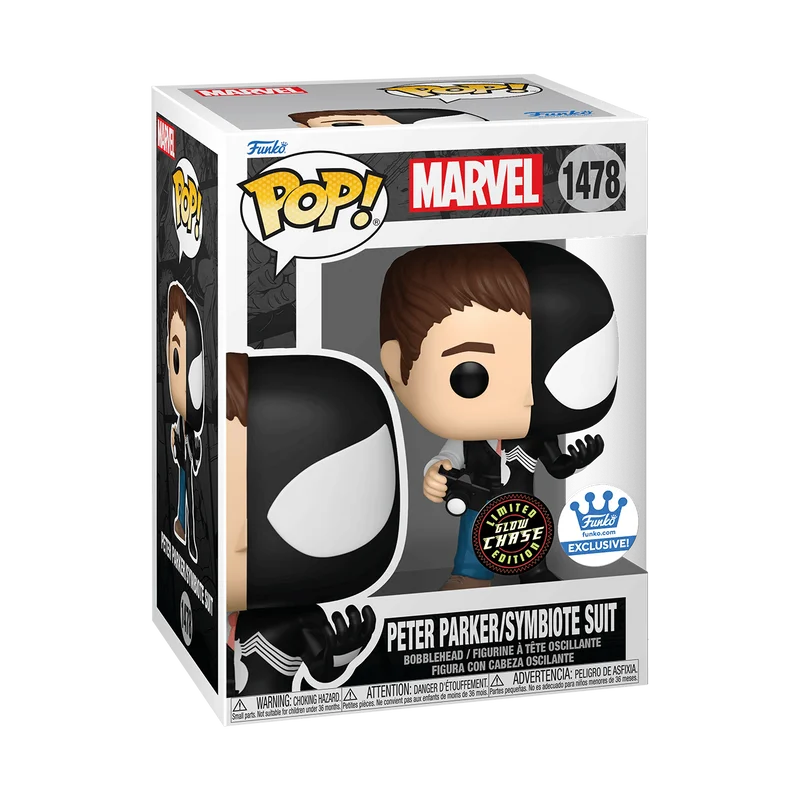 Peter Parker/Symbiote Suit #1478 Funko Pop from Marvel