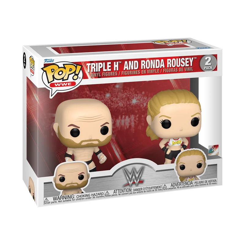 Triple H and Ronda Rousey #2 PACK Funko Pop from WWE