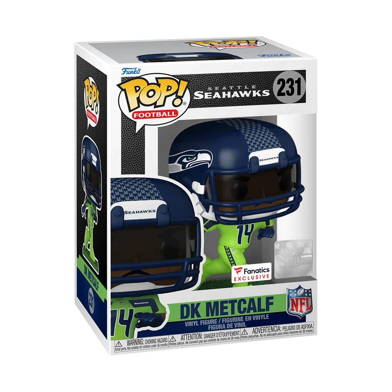 DK Metcalf #231 Funko Pop from Seattle Seahawks