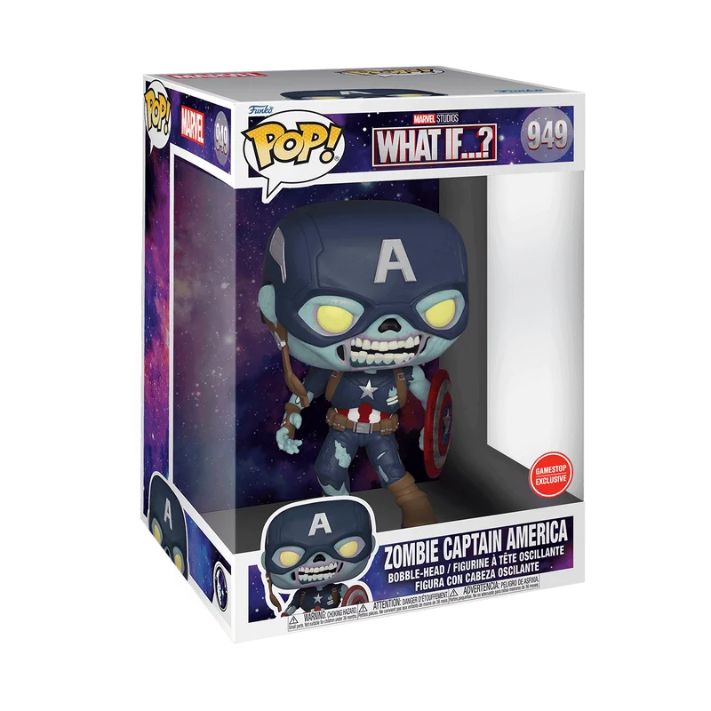 Zombie Captain America #949 Funko Pop from What If...?