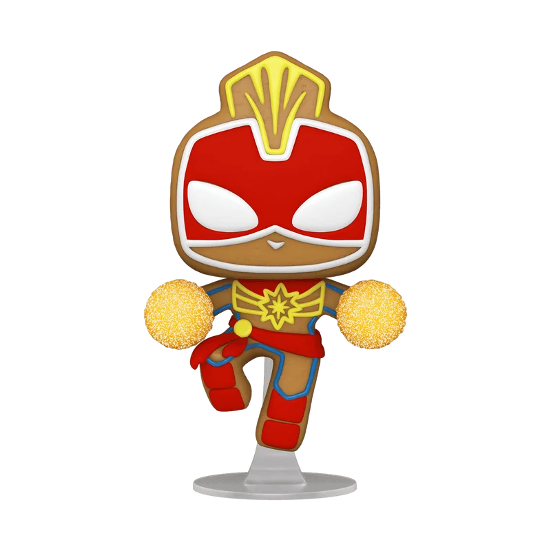 Gingerbread Captain Marvel #936 Funko Pop from Marvel