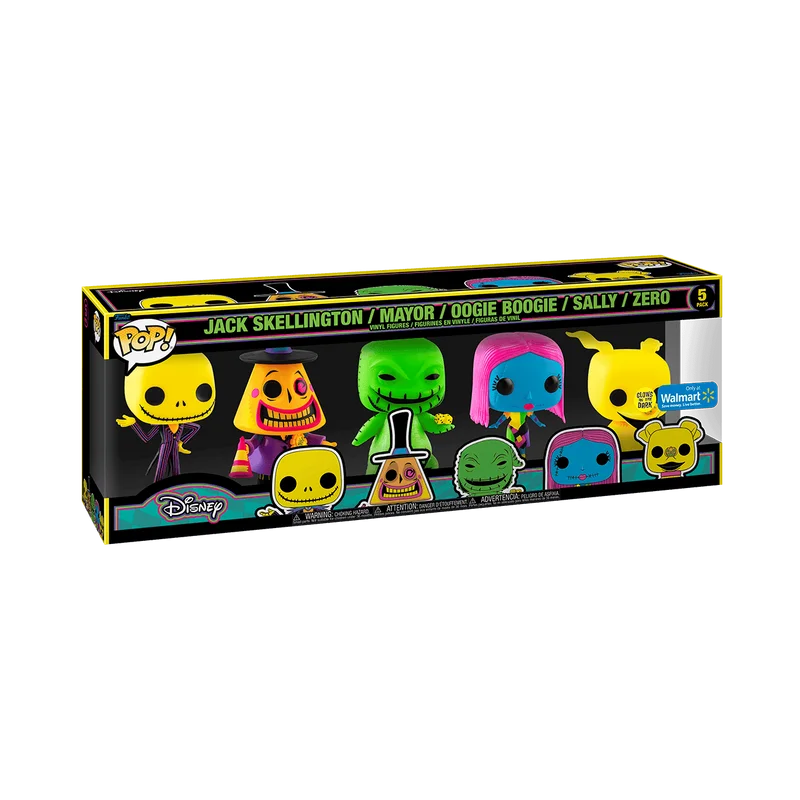 Jack Skellington / Mayor / Oogie Boogie / Sally / Zero #5 PACK Funko Pop from Disney