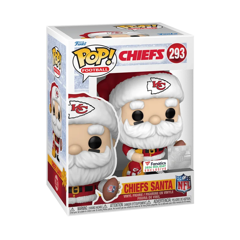 Chiefs Santa #293 Funko Pop from Chiefs