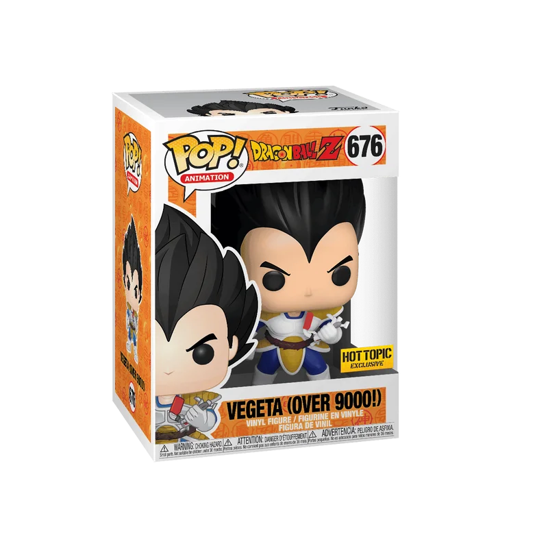 Vegeta (Over 9000!) #676 Funko Pop from Dragon Ball Z