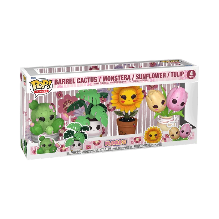 Barrel Cactus / Monstera / Sunflower / Tulip #4 PC/PZ Funko Pop from Flora