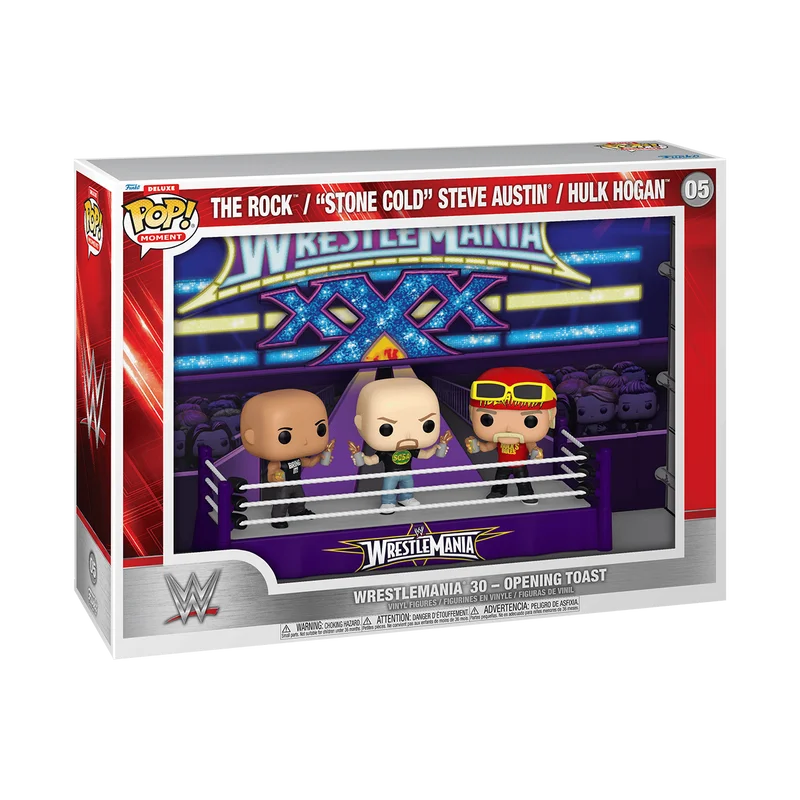 The Rock / "Stone Cold" Steve Austin / Hulk Hogan #05 Funko Pop from WWE
