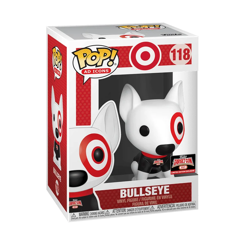 Bullseye #118 Funko Pop from Ad Icons