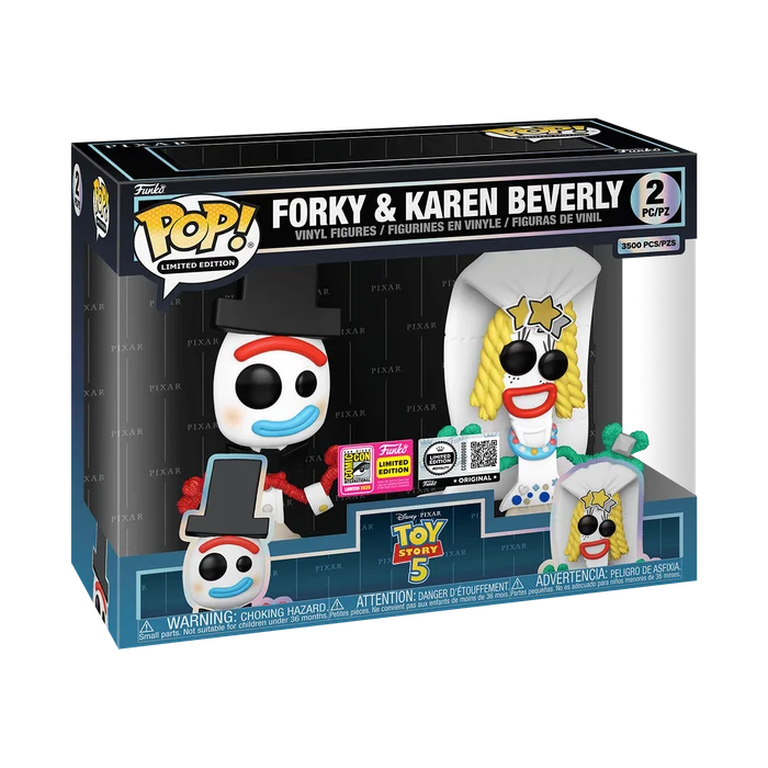 Forky and Karen Beverly #2 PC/PZ Funko Pop from Toy Story 5