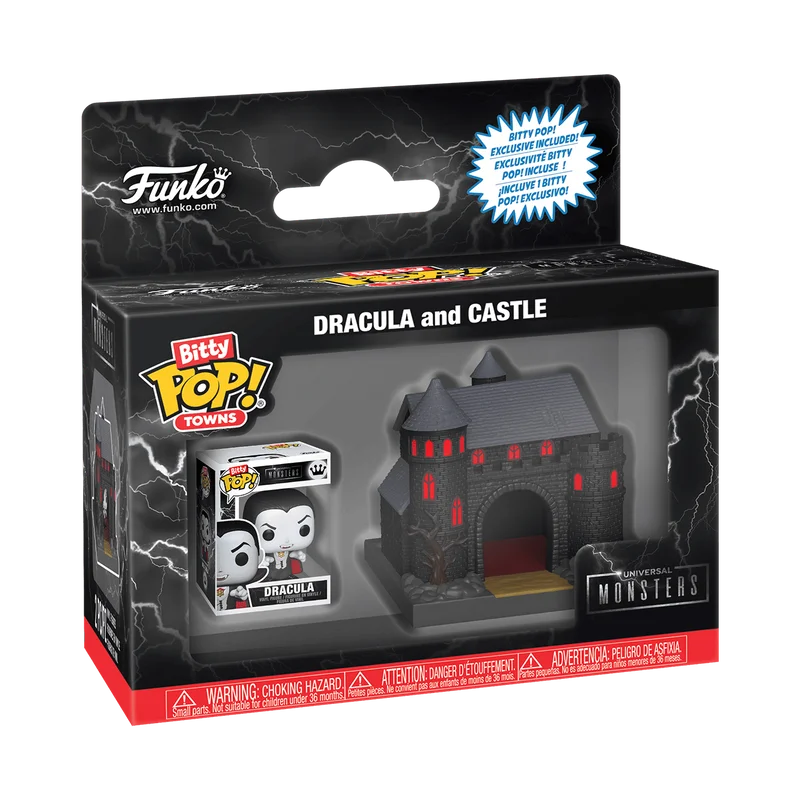 Dracula and Castle Funko Pop from Universal Monsters