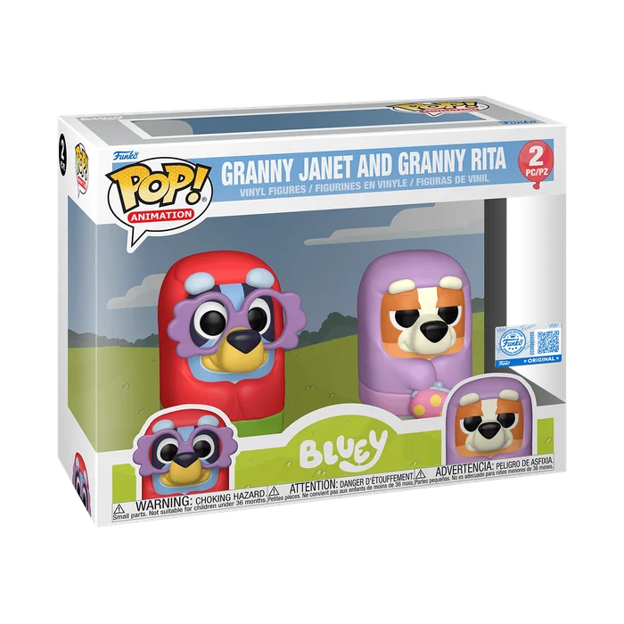 Granny Janet and Granny Rita #2 PC/PZ Funko Pop from Bluey