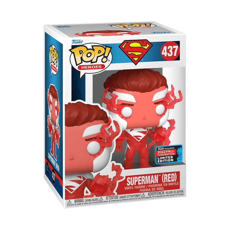 Superman (Red) #437 Funko Pop from DC Comics