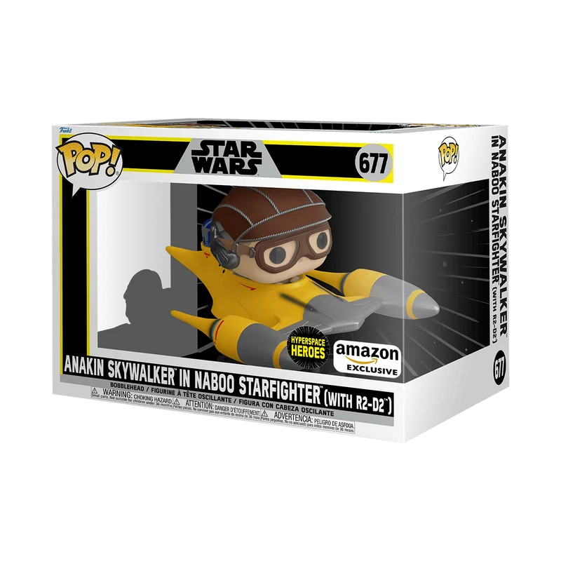 Anakin Skywalker in Naboo Starfighter (with R2-D2) #677 Funko Pop from Star Wars