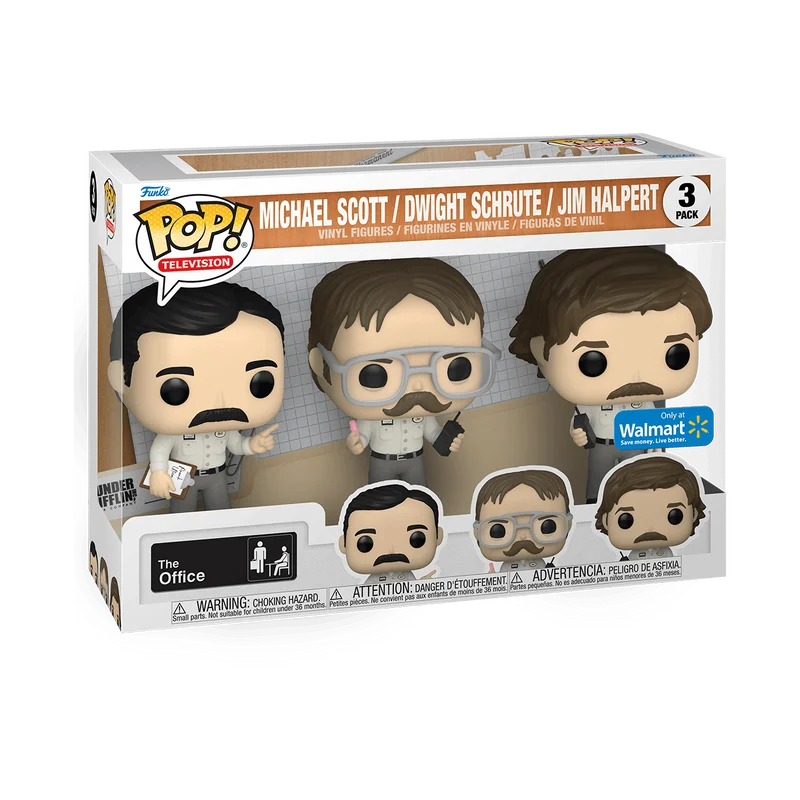 Michael Scott / Dwight Schrute / Jim Halpert #3 PACK Funko Pop from The Office