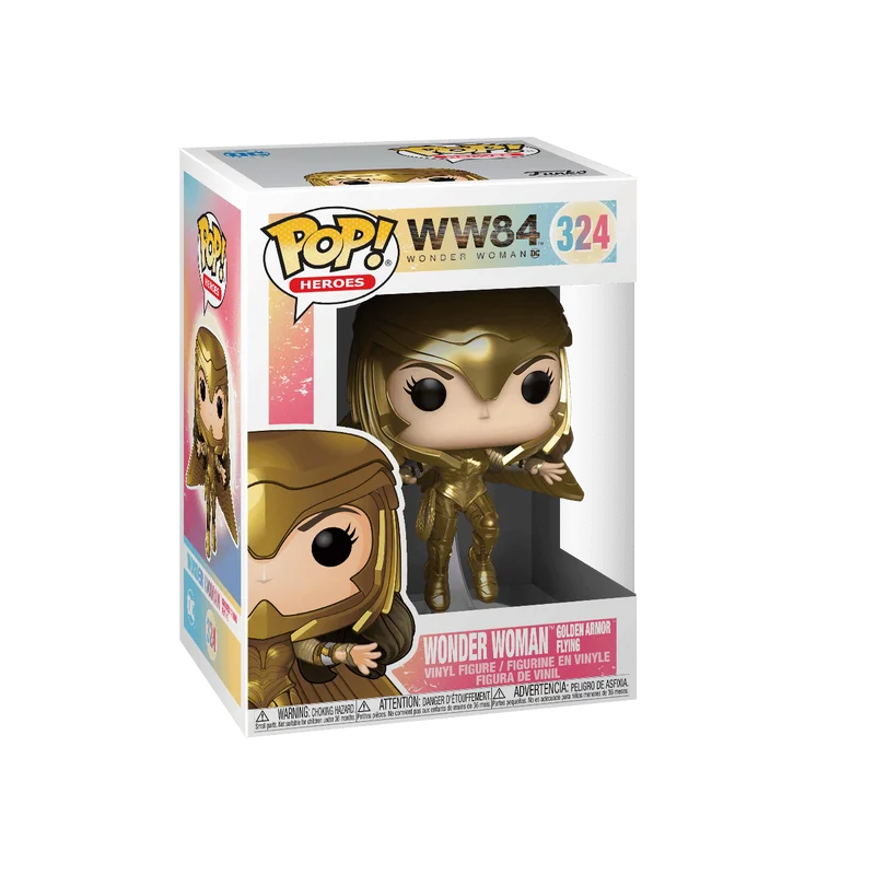 Wonder Woman Golden Armor Flying #324 Funko Pop from WW84