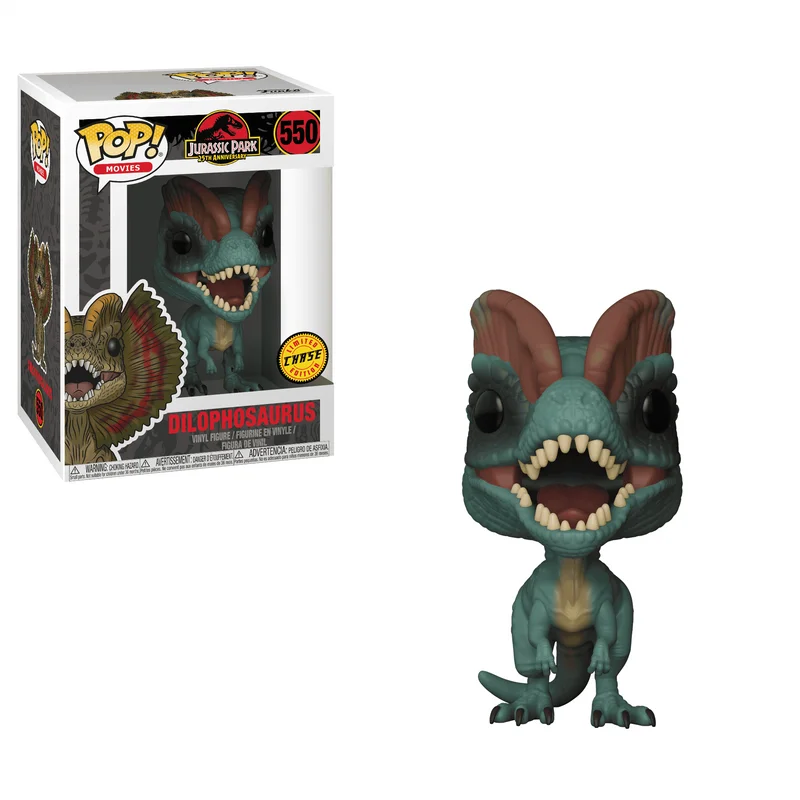 Dilophosaurus #550 Funko Pop from Jurassic Park
