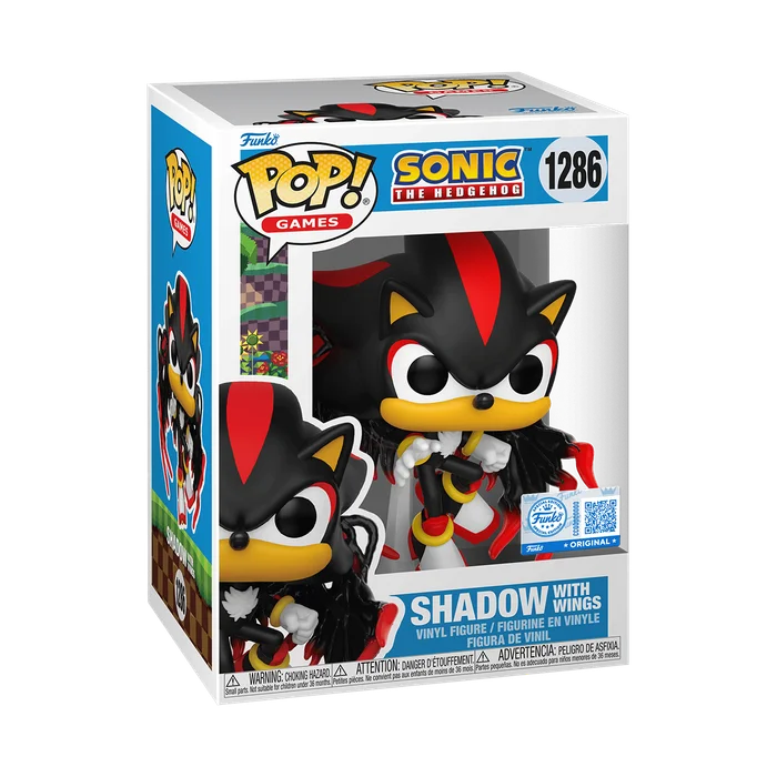 Shadow with Wings #1286 Funko Pop from Sonic The Hedgehog