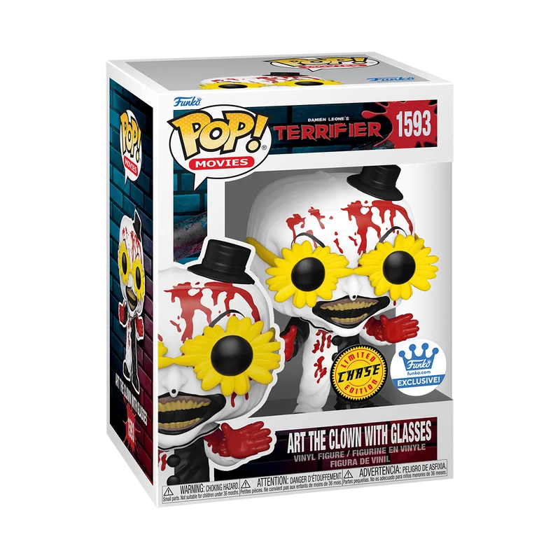 Art the Clown with Glasses #1593 Funko Pop from Terrifier