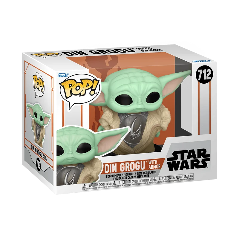 Din Grogu with Armor #712 Funko Pop from Star Wars