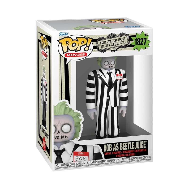 Bob as Beetlejuice #1827 Funko Pop from Beetlejuice