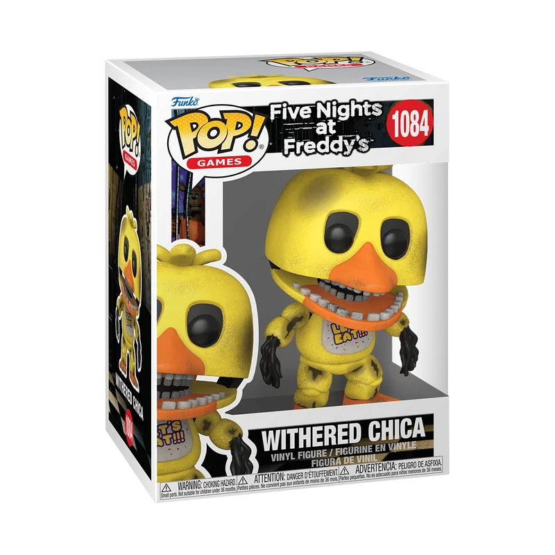 Withered Chica #1084 Funko Pop from Five Nights at Freddy's