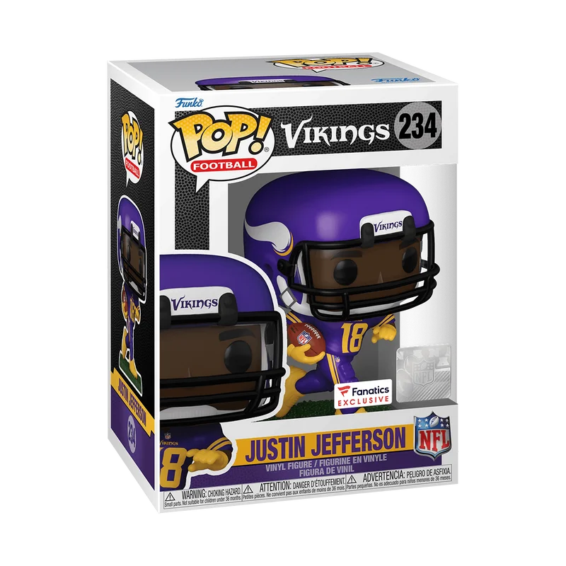 Justin Jefferson #234 Funko Pop from Vikings