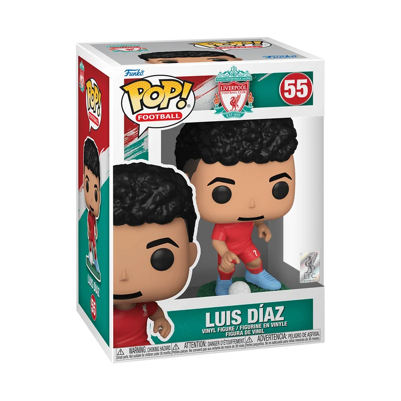 Luis Díaz #55 Funko Pop from Liverpool FC