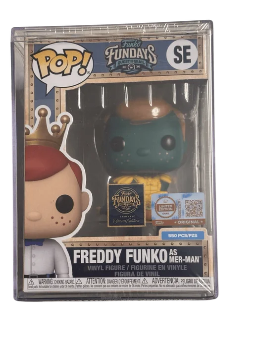 Freddy Funko as Mer-Man #SE Funko Pop from Funko Fundays