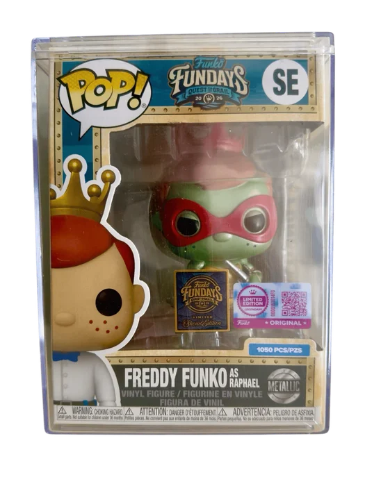 Freddy funko as Raphael #SE Funko Pop from Funko Fundays