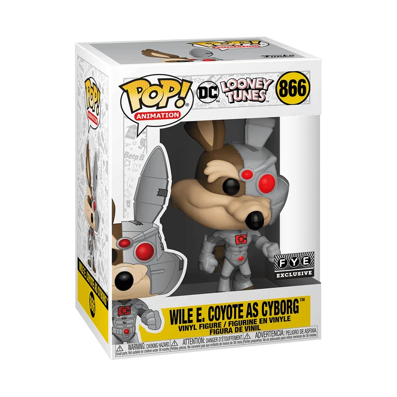 Wile E. Coyote As Cyborg #866 Funko Pop from Looney Tunes