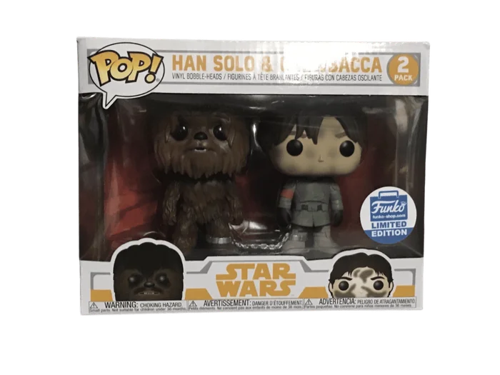 Han Solo & Chewbacca #2 PACK Funko Pop from Star Wars
