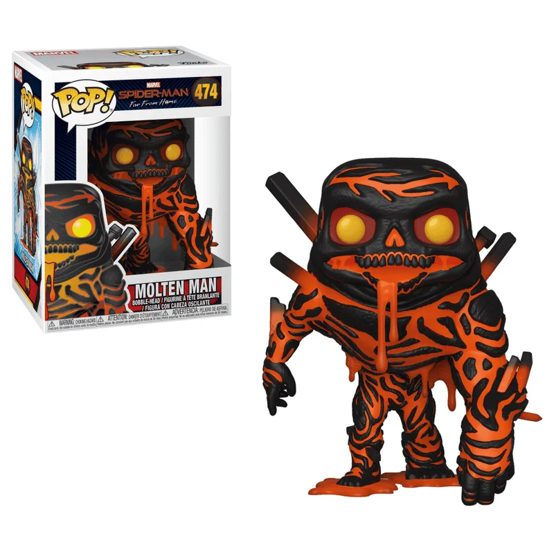 Molten Man #474 Funko Pop from Marvel