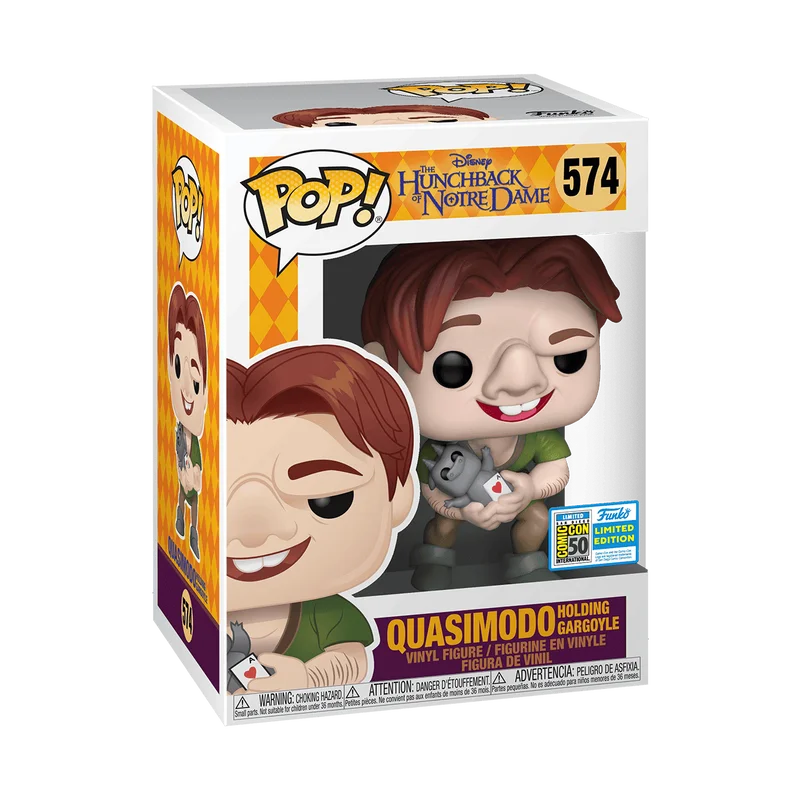 Quasimodo Holding Gargoyle #574 Funko Pop from The Hunchback of Notre Dame