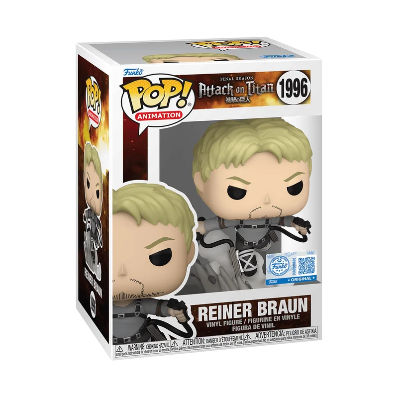 Reiner Braun #1996 Funko Pop from Attack on Titan