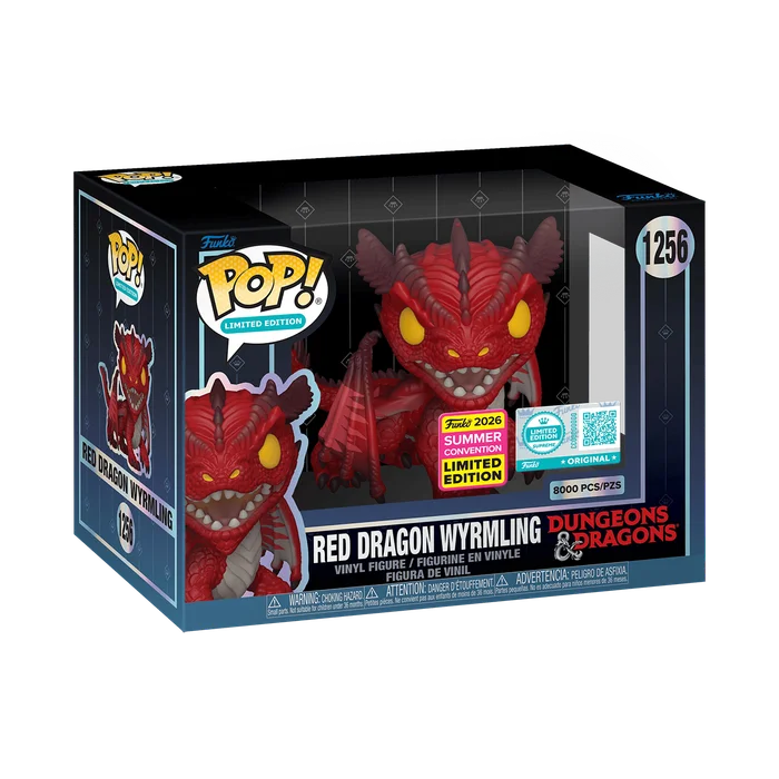Red Dragon Wyrmling #1256 Funko Pop from Dungeons & Dragons